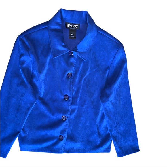 Briggs Blue 2PCS Pantsuit, Size PL - Picture 4 of 15